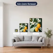 Citroentak met gele vruchten Diamantschilderij – beschikbare formaten