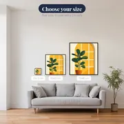 Minimalist Green Plant by the Window Diamond Painting – available sizes