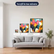 Paesaggio astratto di colline colorate Diamond Painting – misure disponibili