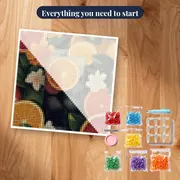 Large Citrus Iced Tea Diamond Painting – kit ready to start