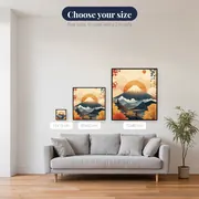 Mount Fuji and Blazing Autumn Forest Diamond Painting – available sizes