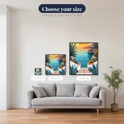 Mediterranean Staircase with Agaves Diamond Painting – available sizes