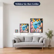 Gasse von Positano mit Zitronen Diamond Painting – verfügbare Größen
