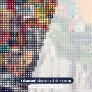 Villaggio colorato di Manarola alle Cinque Terre Diamond Painting – primo piano dei diamanti