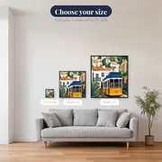 Lisbon Yellow Tram 28 Diamond Painting – available sizes