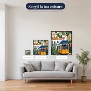 Tram 28 Giallo di Lisbona Diamond Painting – misure disponibili