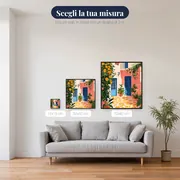 Cortile Greco Fiorito Diamond Painting – misure disponibili