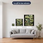 Scaffale di succulente &amp; barattoli botanici – misure disponibili