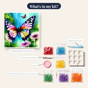 Watercolor Butterflies in Light – kit contents