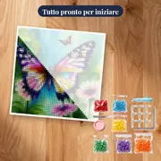 Farfalle ad Acquerello in Luce – kit pronto per iniziare