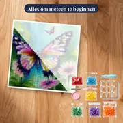Aquarelvlinders in het Licht – pakket klaar om te beginnen