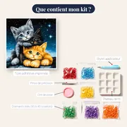 Trois Chatons Étoilés – contenu du kit