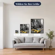 Gelbe Taxis aus New York als Diamond Painting – verfügbare Größen