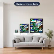 Canards Vitrail sur l'Étang – tailles disponibles