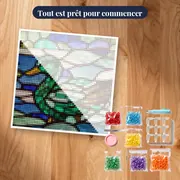 Canards Vitrail sur l'Étang – kit prêt à commencer