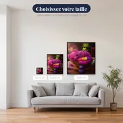 Pelote Féline : Chat Rose au Panier de Laine – tailles disponibles