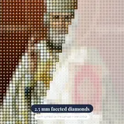 Saint Nicholas the Wonderworker Diamond Painting – diamond close-up