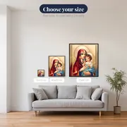 Red Virgin Mary and Baby Jesus – available sizes