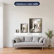 Promenade Impressionniste sous la Pluie – tailles disponibles