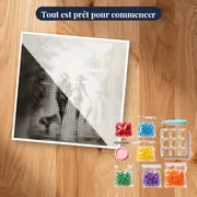 Promenade Impressionniste sous la Pluie – kit prêt à commencer
