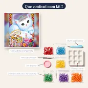 Princesse Féline aux Trésors – contenu du kit