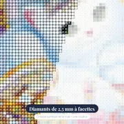 Princesse Féline aux Trésors – gros plan des diamants