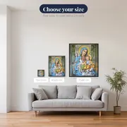 Virgin Mary and Baby Jesus with Wildflowers – available sizes