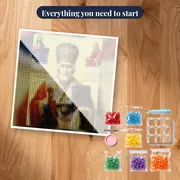 Saint Nicholas, Sacred Icon in Diamond Painting – kit ready to start