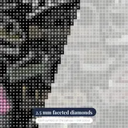 Daily Menu Diamond Painting – diamond close-up