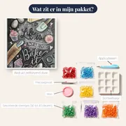 Het Leven in Banket: Diamond Painting Schilderij – inhoud van het pakket