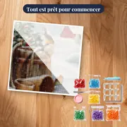 Rouge-gorges sous la Neige Hivernale – kit prêt à commencer