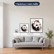 Chaton Tricolore Endormi sur Couverture Douce – tailles disponibles