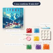 Villaggio Alpino nel Cuore delle Alpi Austriache – contenuto del kit