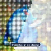 Chat Magique et Fée Lumineuse – gros plan des diamants