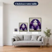 Gros Chat Fluffy aux Yeux Jaunes – tailles disponibles