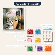 Femme Féline au Couchage Solaire – contenu du kit