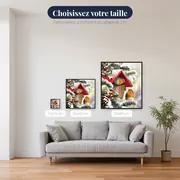 Rouges-Gorges sous la Neige : Nichoir d'Hiver – tailles disponibles
