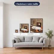 Chat Endormi au Bain Cosy – tailles disponibles