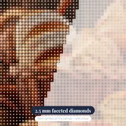 Basket of Rustic Breads Diamond Painting – diamond close-up