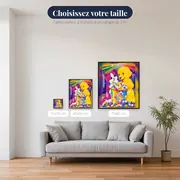 Chaton et Chiot Fous de Pop-Corn Arc-en-Ciel – tailles disponibles