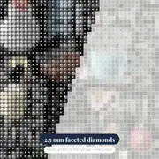Winter Wonders: Festive Diamond Painting Collage – diamond close-up