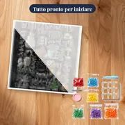 Meraviglie d'Inverno: Collage Festivo in Diamond Painting – kit pronto per iniziare