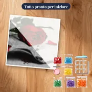 Rosa Rossa su Libro Antico – kit pronto per iniziare