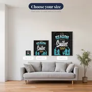 Smile at the World: Motivational Diamond Painting – available sizes
