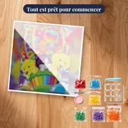 Chaton et Chiots en Montgolfière – kit prêt à commencer