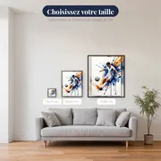Frappe Explosive Style Aquarelle – tailles disponibles
