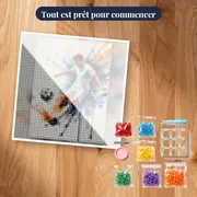 Frappe Explosive Style Aquarelle – kit prêt à commencer