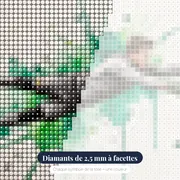 Arrêt Spectaculaire en Plein Vol – gros plan des diamants