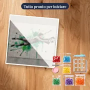 Tuffo Acrobatico Tra Colori Astratti – kit pronto per iniziare