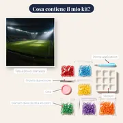 Stadio Illuminato Nella Notte Silenziosa – contenuto del kit
